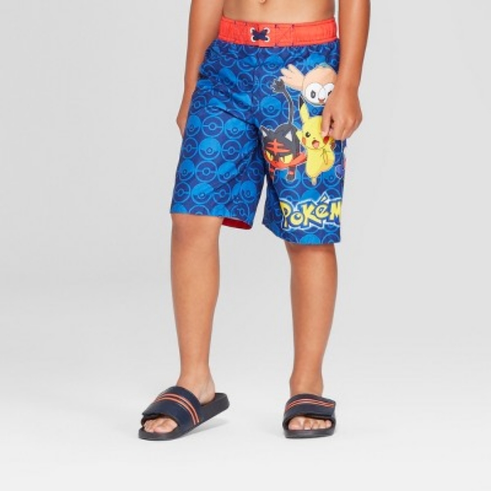 Pokemon Boy's Swim Shorts Size M